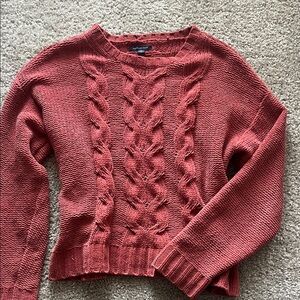 AE Cable Crewneck Sweater